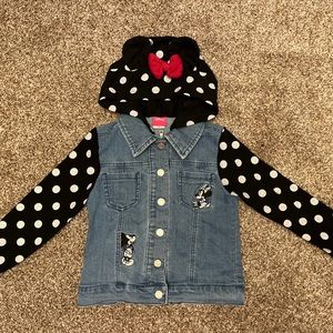 Disney Minnie Mouse Denim Hooded Jacket